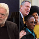 Richard Cohen; Bill de Blasio, wife Chirlane McCray, and children Dante and Chiara
Screenshot; Spencer Platt/Getty Images